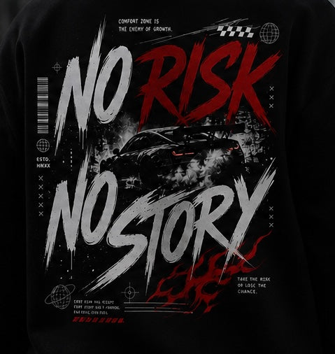 ZORVAN – NO RISK NO STORY HOODIE