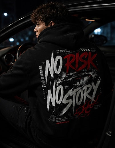 ZORVAN – NO RISK NO STORY HOODIE
