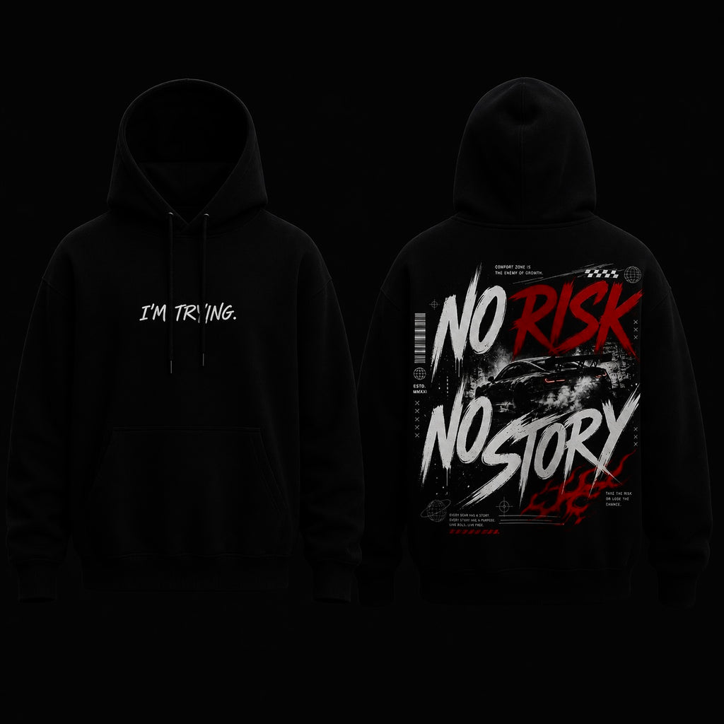 ZORVAN – NO RISK NO STORY HOODIE